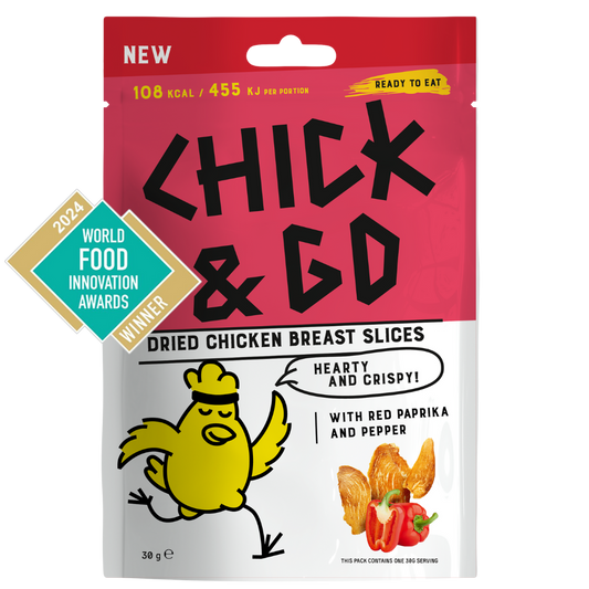 Gedroogde Kipsnacks Paprika & Peper