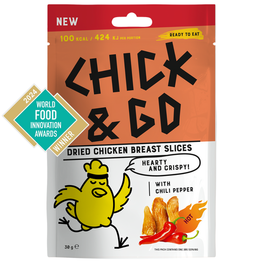 Gedroogde Kipsnacks Chili Peper